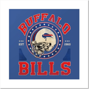 demon skull buffalo bills Posters and Art